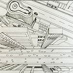 One-Point Perspective: Cityscape